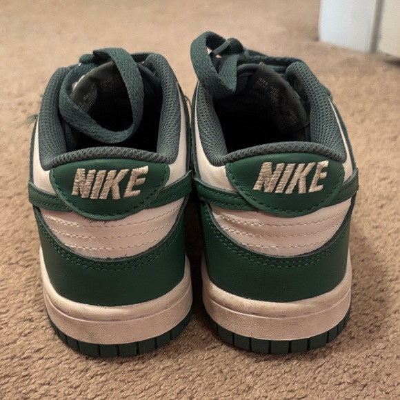 Nike Kids Forest Green and White Sneakers - Picture 3 of 3